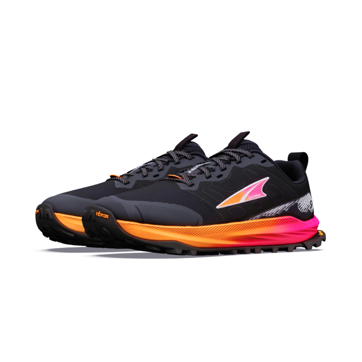 Altra Lone Peak 9+ Woman Black Knockout Pink - zapatillas natural running - Nonstop minimalistrunners