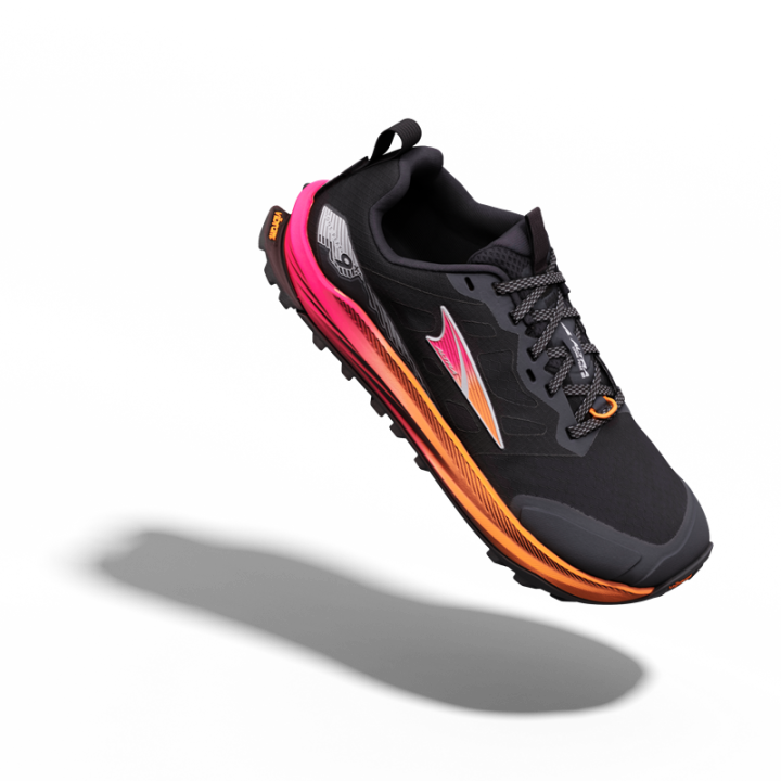 Altra Lone Peak 9+ Woman Black Knockout Pink - zapatillas natural running - Nonstop minimalistrunners