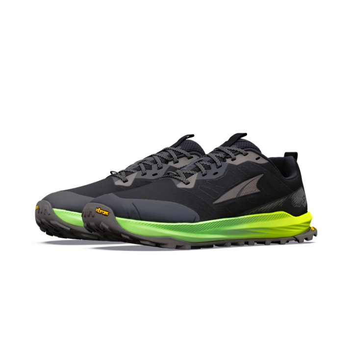 Altra Lone Peak 9+ Dark Black Gull Grey - natural running shoes- Nonstop minimalistrunners