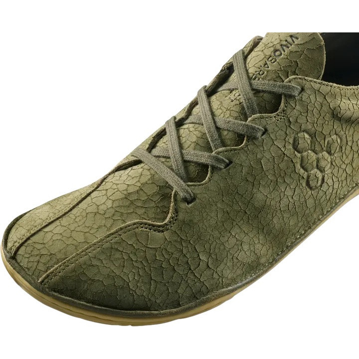 Vivobarefoot Sensus Dark Olive Cracked Leather - minimalistische Schuhe - Nonstop minimalistrunners