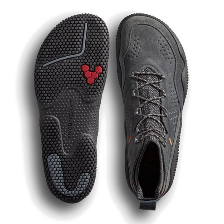Vivobarefoot Motus Studio Mid Lth Women Dark Shadow - Zapatilla minimalistas - Nonstop minimalistrunners