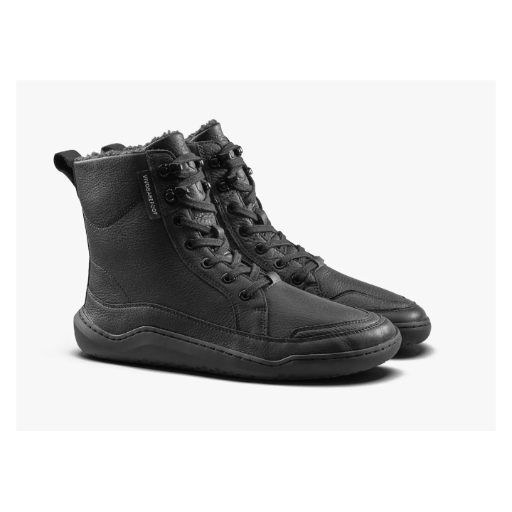 Vivobarefoot Gobi Boot Warmlined Women Obsidian - zapatilla minimalista - nonstop minimalistrunners