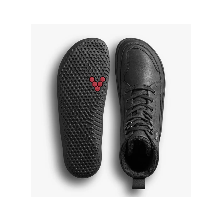 Vivobarefoot Gobi Boot Warmlined Women Obsidian - zapatilla minimalista - nonstop minimalistrunners
