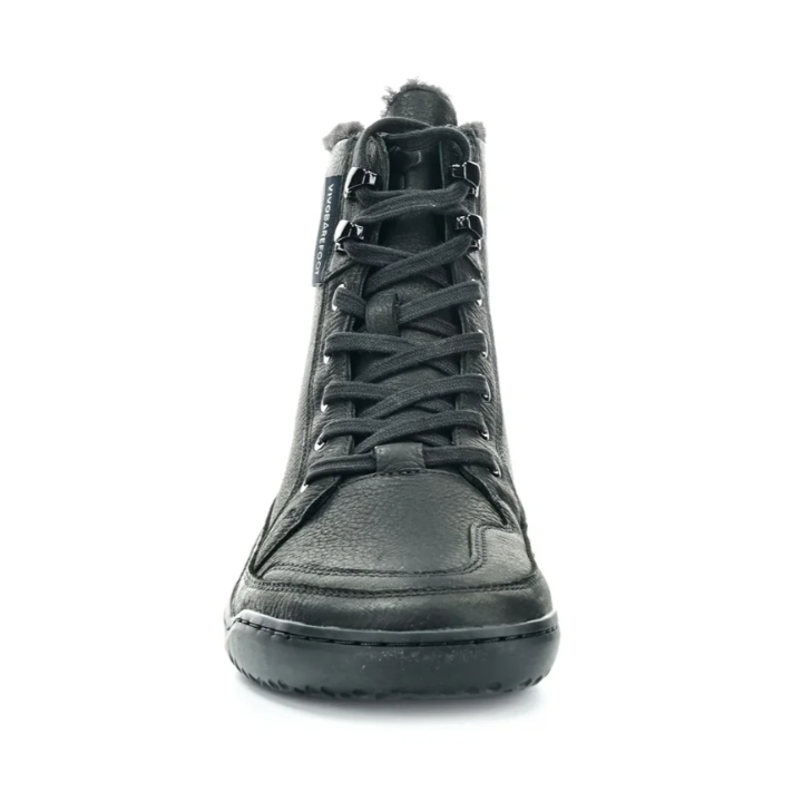 Vivobarefoot Gobi Boot Warmlined Women Obsidian - zapatilla minimalista - nonstop minimalistrunners