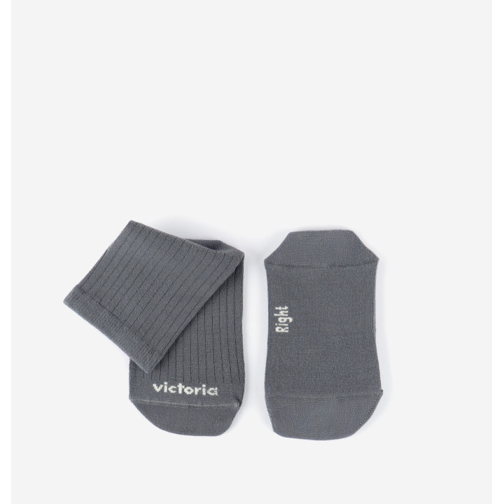 Victoria Barefoot Bamboo Grey - Calzino  - Nonstop minimalistrunners