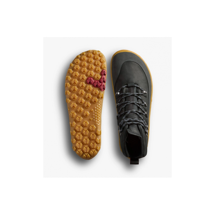 Vivobarefoot Tracker Leather At Womens Obsidian - chaussure minimaliste - nonstop minimalistrunners