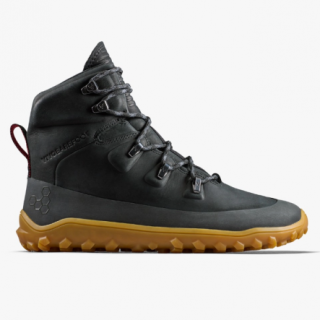 Vivobarefoot Tracker Leather At Womens Obsidian