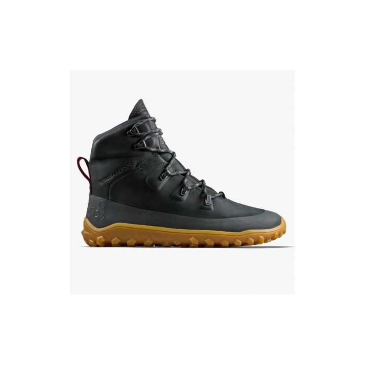 Vivobarefoot Tracker Leather At Womens Obsidian