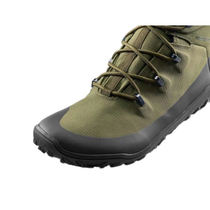 Vivobarefoot Tracker Textile At Womens Dark Olive - chaussure minimaliste - nonstop minimalistrunners