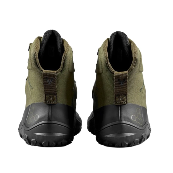 Vivobarefoot Tracker Textile At Womens Dark Olive - chaussure minimaliste - nonstop minimalistrunners