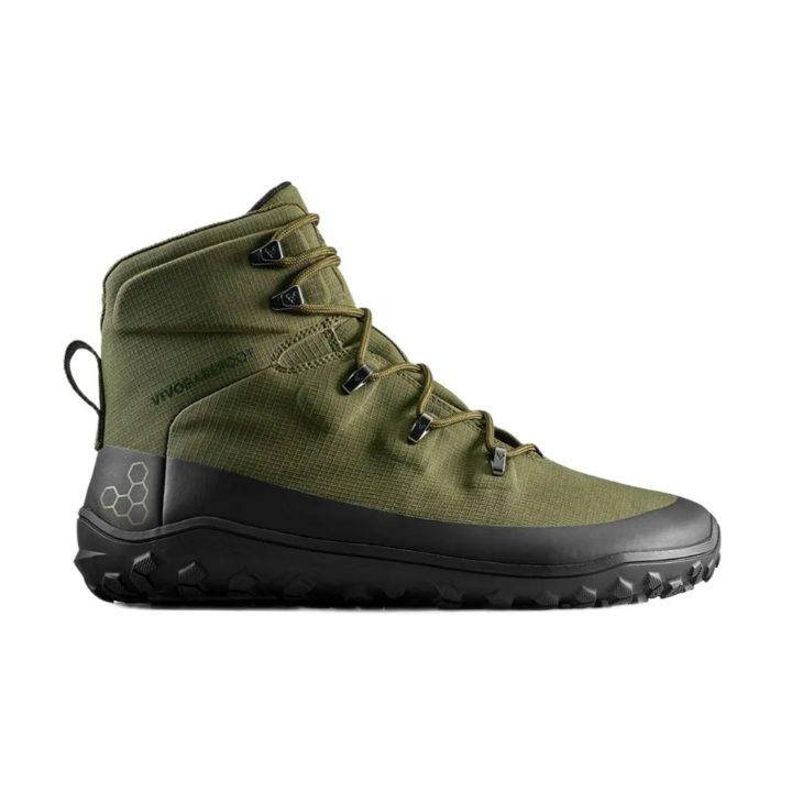 Vivobarefoot Tracker Textile At Womens Dark Olive
