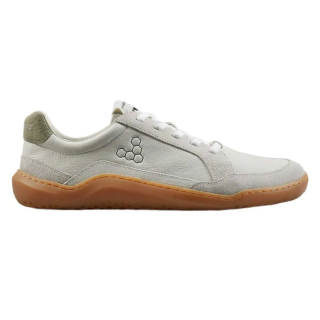 Vivobarefoot Gobi II Sneaker Premium Leather Womens Limestone Dusty Green