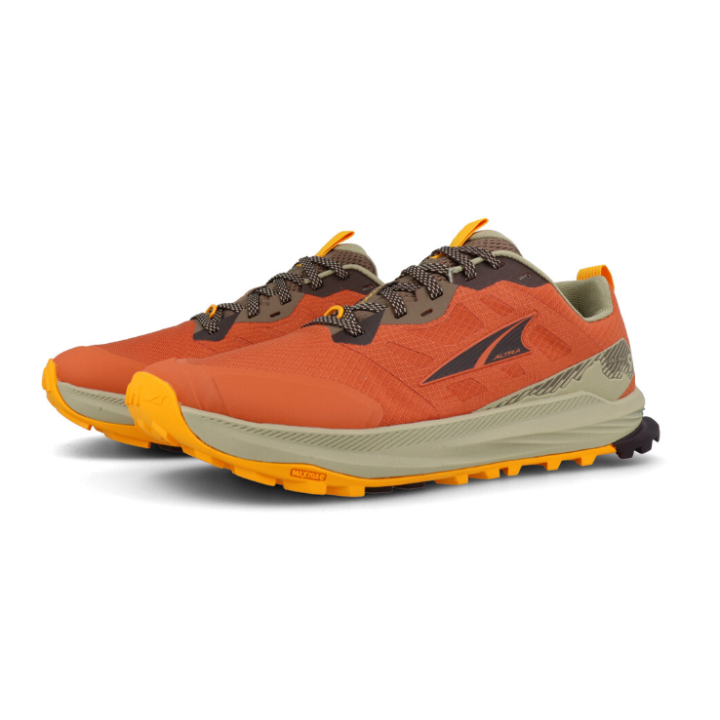 Altra Lone Peak 9 Gray Orange - chaussures de trail - Nonstop minimalistrunners
