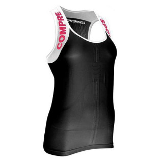 COMPRESSPORT SHIRT V2 TANK WOMAN BLACK