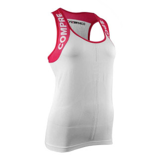 COMPRESSPORT SHIRT V2 TANK WOMAN WHITE