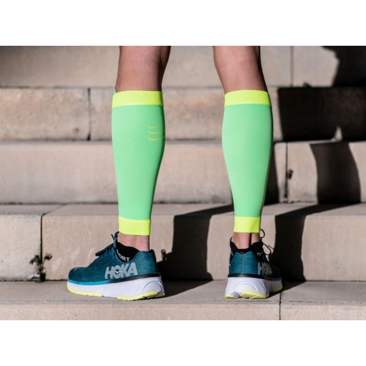 COMPRESSPORT R2 V2 FLUO GREEN