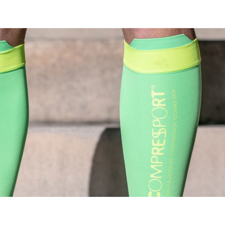 COMPRESSPORT R2 V2 FLUO GREEN